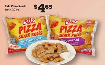 Family Dollar Eatz Pizza Snack Rolls offer