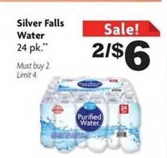 Family Dollar Silver Falls Water offer