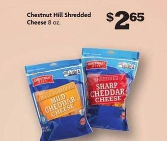 Family Dollar Chestnut Hill Shredded Cheese offer