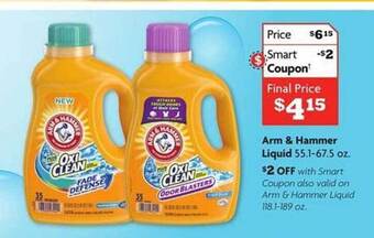 Family Dollar Arm & Hammer Liquid offer