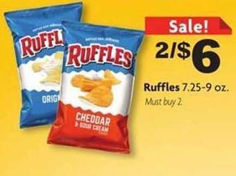Family Dollar Ruffles offer