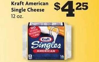 Family Dollar Kraft American Single Cheese offer