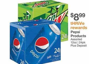 Kinney Drugs Pepsi Products offer