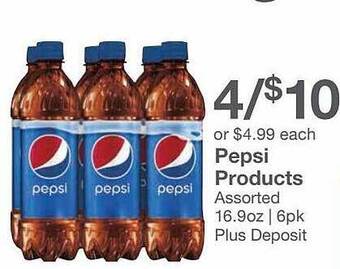 Kinney Drugs Pepsi Products offer