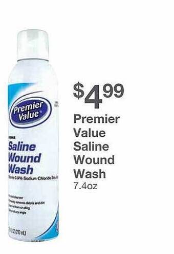 Kinney Drugs Premier Value Saline Wound Wash offer
