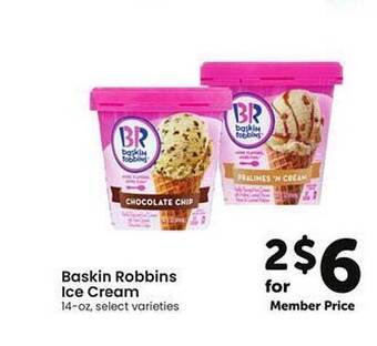Safeway Baskin Robbins Ice Cream offer