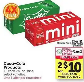 Safeway Coca-cola Products offer