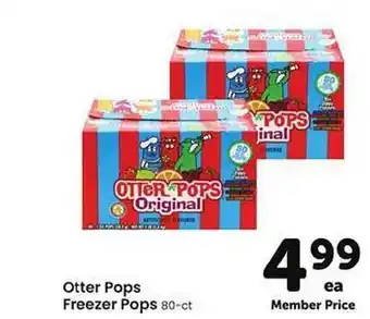 Safeway Otter Pops Freezer Pops offer