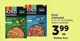 Safeway Kind Oatmeal offer