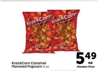 Safeway KrackCorn Caramel Flavored Popcorn offer
