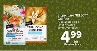 Safeway Signature Select Coffee offer