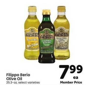 Safeway Filippo Berio Olive Oil offer