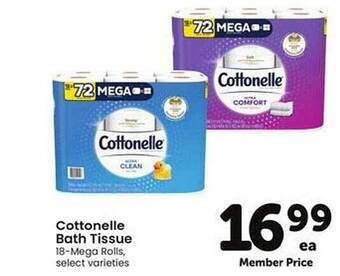 Safeway Cottonelle Bath Tissue offer