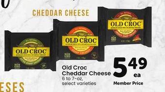 Safeway Old Croc Cheddar Cheese offer