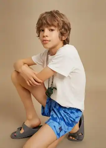 Mango Leaf print swimming trunks offer