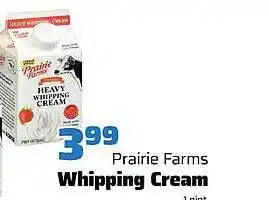 County Market Prairie Farms Whipping Cream offer
