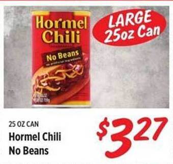 Rouses Hormel Chili No Beans offer