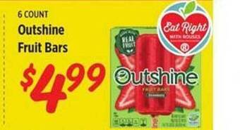 Rouses Outshine Fruit Bars offer
