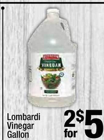 Super King Markets Lombardi Vinegar Gallon offer