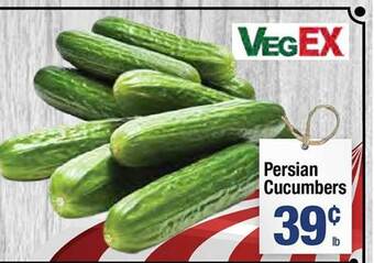Super King Markets Persian Cucumbers offer