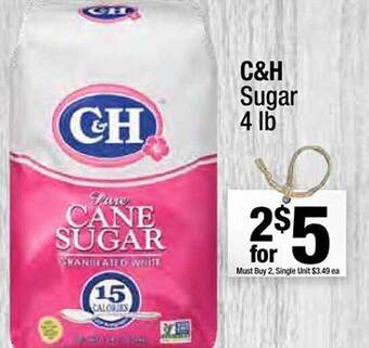 Super King Markets C&h Sugar 4 Lb offer