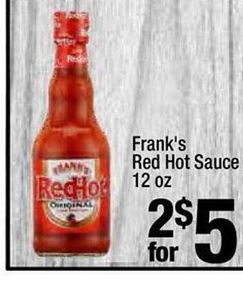 Super King Markets Frank's Red Hot Sauce offer