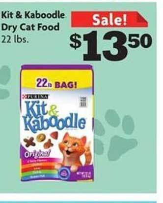 Family Dollar Kit & Kaboodle Dry Cat Food offer