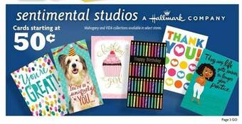 Family Dollar Sentimental Studios Cards offer