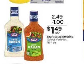 Food 4 Less Kraft Salad Dressing offer