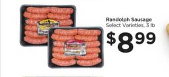 Food 4 Less Randolph Sausage offer