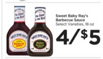 Food 4 Less Sweet Baby Ray's Barbecue Sauce offer