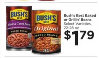 Food 4 Less Bush's Best Baked Or Grillin' Beans offer
