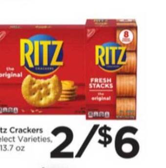 Food 4 Less Ritz Crackers offer