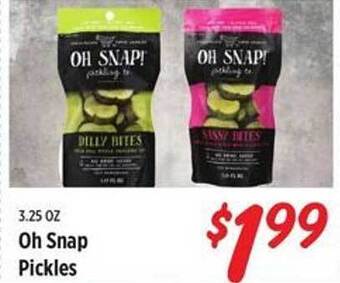Rouses Oh Snap Pickles offer