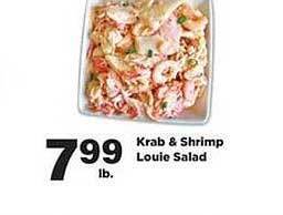 Stater Bros Krab & Shrimp Louie Salad offer