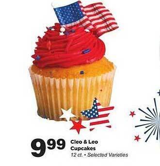 Stater Bros Cleo & Leo Cupcakes offer