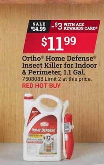 Ace Hardware Ortho Home Defense Insect Killer For Indoor & Perimeter, 1.1 Gal offer