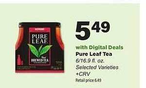 Stater Bros Pure Leaf Tea offer