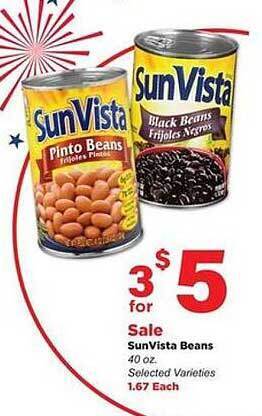 Stater Bros Sunvista Beans offer