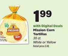 Stater Bros Mission Corn Tortillas offer