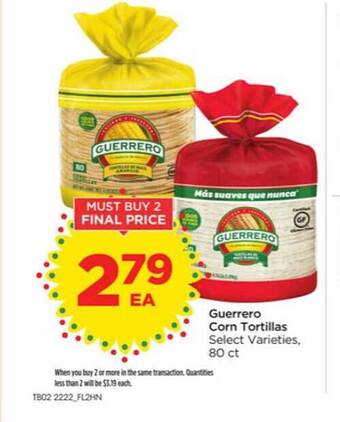 Foods Co Guerrero Corn Tortillas offer