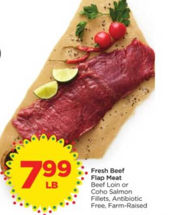 Foods Co Fresh Beef Flap Meat offer