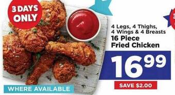IGA 16 Piece Fried Chicken offer