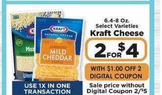 IGA Kraft Cheese offer