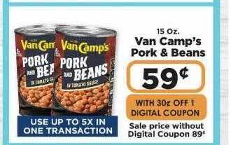 IGA Van Camp's Pork & Beans offer