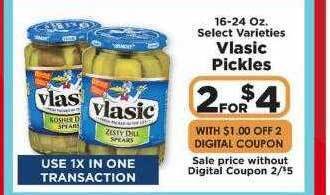 IGA Vlasic Pickles offer