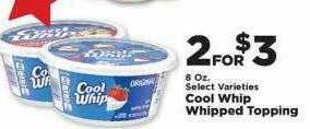 IGA Cool Whip Whipped Topping offer