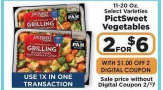IGA Pictsweet Vegetables offer