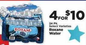 IGA Roxane Water offer