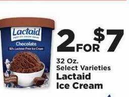 IGA Lactaid Ice Cream offer